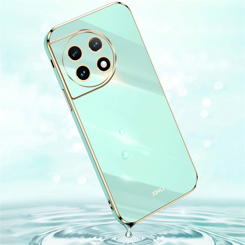 XINLI TPU Phone Case for OnePlus 11 5G , Full Lens Protection Electroplating Edge Phone Cover