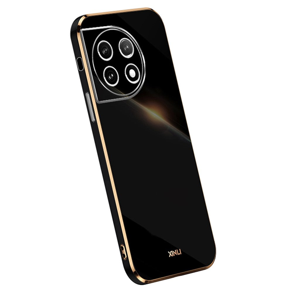 XINLI TPU Phone Case for OnePlus 11 5G , Full Lens Protection Electroplating Edge Phone Cover