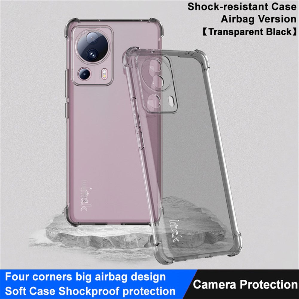 IMAK För Xiaomi 13 Lite / Civi 2 5G mobilskal Airbag Fallsäkert Genomskinligt TPU Bakstycke
