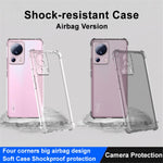 IMAK För Xiaomi 13 Lite / Civi 2 5G mobilskal Airbag Fallsäkert Genomskinligt TPU Bakstycke