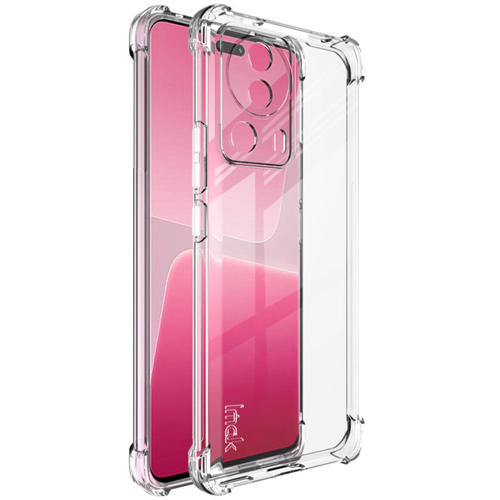 IMAK För Xiaomi 13 Lite / Civi 2 5G mobilskal Airbag Fallsäkert Genomskinligt TPU Bakstycke