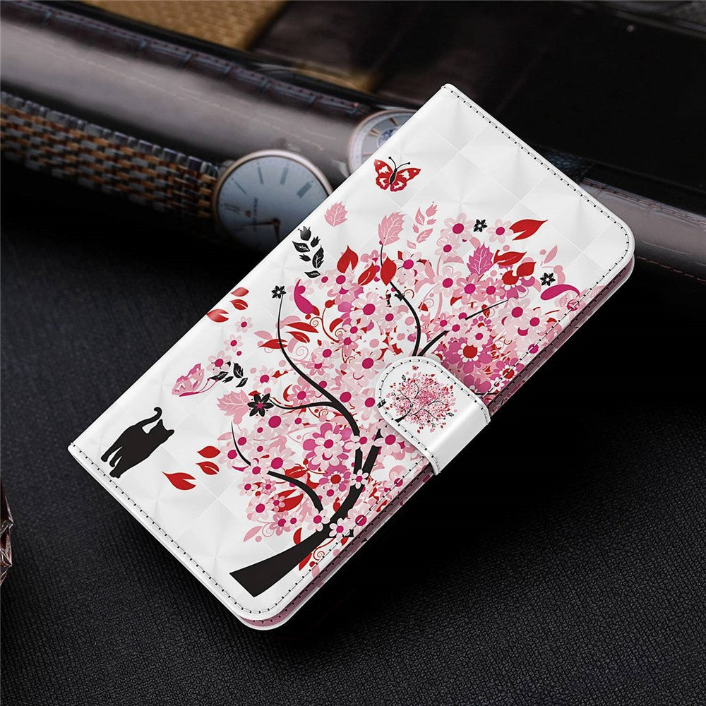For OnePlus 11 5G PU Leather 3D Pattern Printing Phone Case Flip Wallet Stand Protective Cover