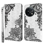 For OnePlus 11 5G PU Leather 3D Pattern Printing Phone Case Flip Wallet Stand Protective Cover