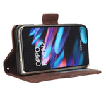For Oppo Find N2 5G Multiple Card Slots Flip Stand Cover Shockproof PU Leather Wallet Phone Case