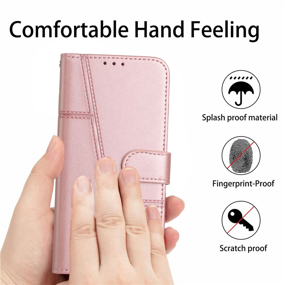 For Motorola Moto G73 5G Leather Phone Case Wallet Phone Stand Cover