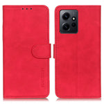 KHAZNEH For Xiaomi Redmi Note 12 4G Stand Phone Case Retro Texture Wallet  PU Leather Phone Cover