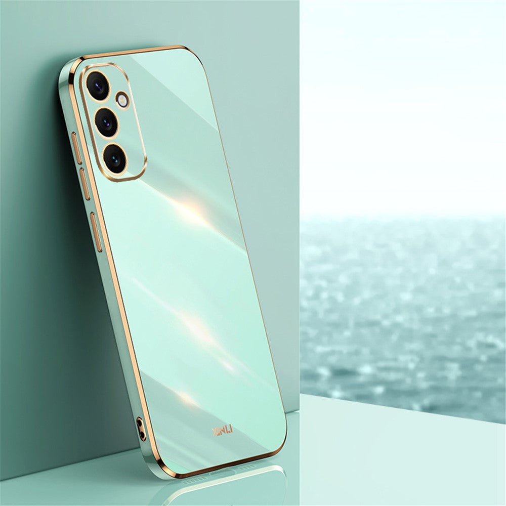 XINLI Electroplating Phone Case for Samsung Galaxy A34 5G Anti-scratch TPU Cover