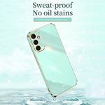 XINLI Electroplating Phone Case for Samsung Galaxy A34 5G Anti-scratch TPU Cover