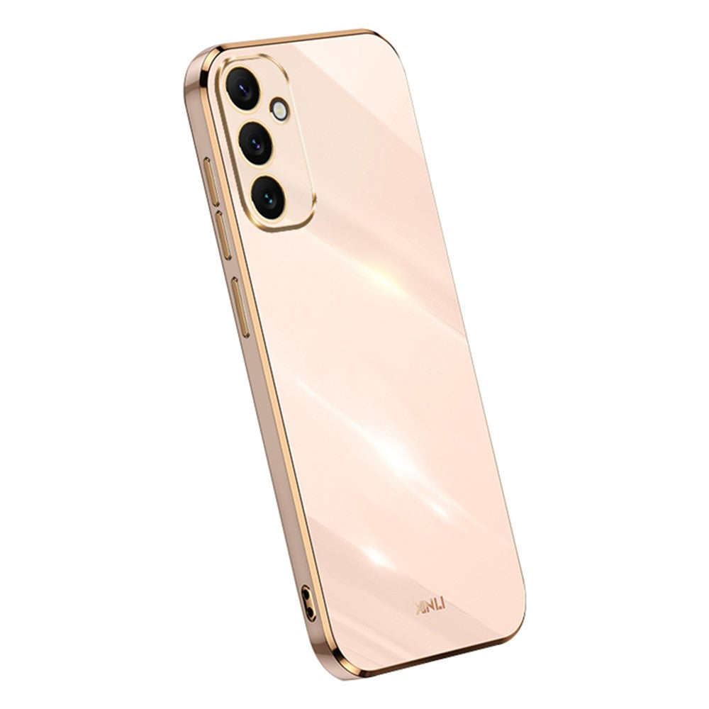 XINLI Electroplating Phone Case for Samsung Galaxy A34 5G Anti-scratch TPU Cover