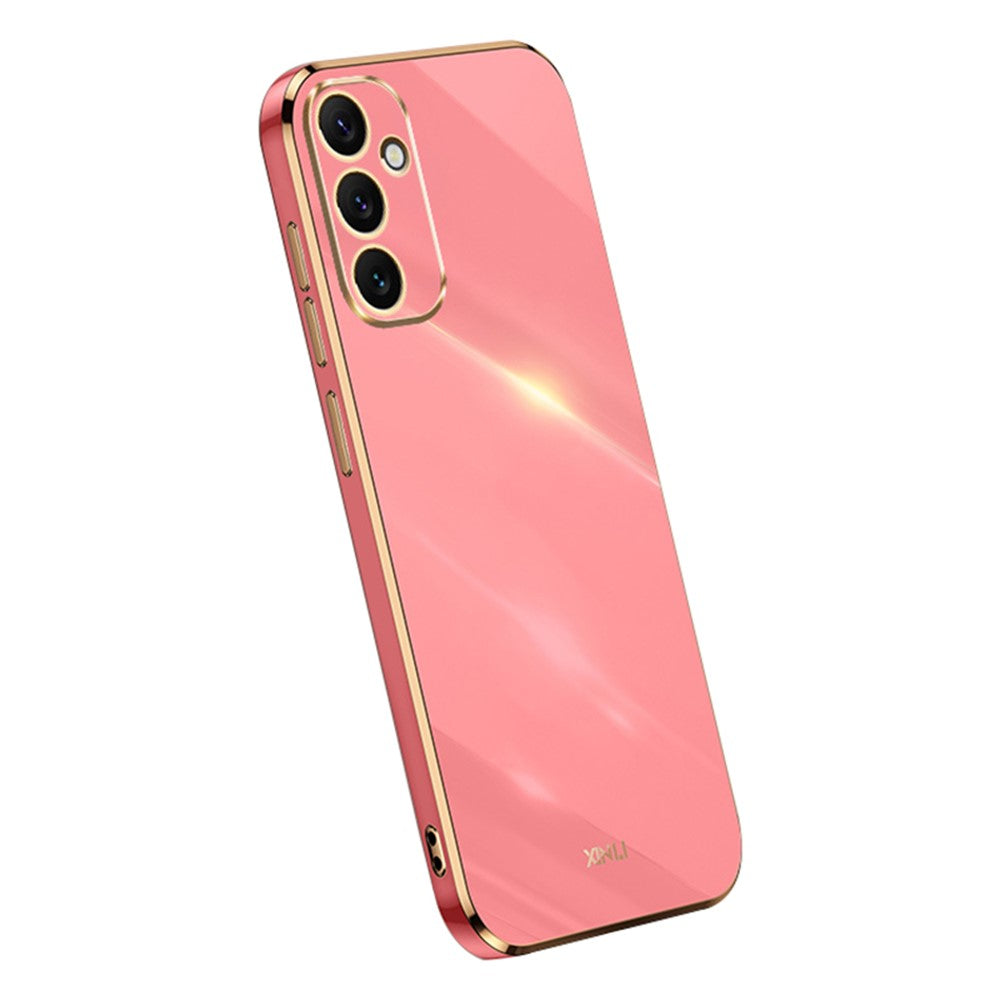 XINLI Electroplating Phone Case for Samsung Galaxy A34 5G Anti-scratch TPU Cover
