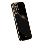 XINLI Electroplating Phone Case for Samsung Galaxy A34 5G Anti-scratch TPU Cover