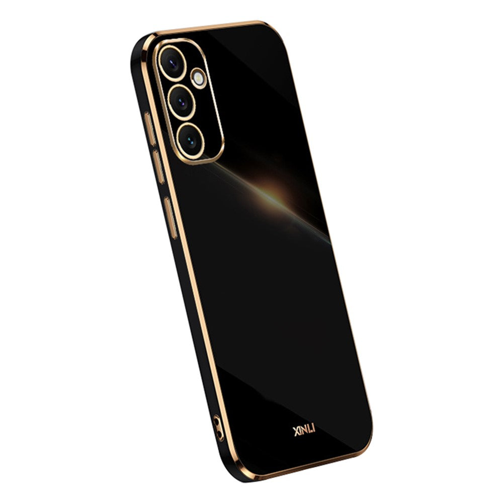 XINLI Electroplating Phone Case for Samsung Galaxy A34 5G Anti-scratch TPU Cover