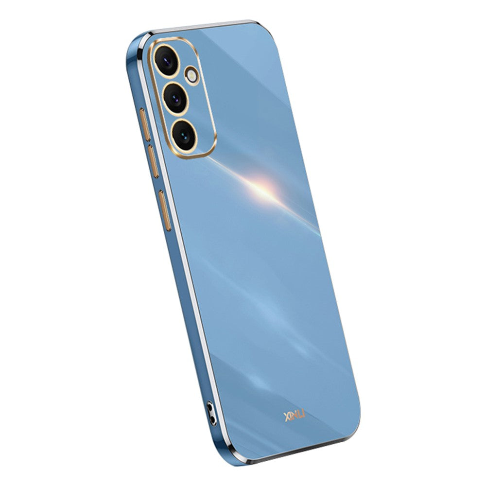 XINLI Electroplating Phone Case for Samsung Galaxy A34 5G Anti-scratch TPU Cover