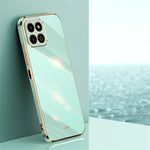XINLI Electroplating Frame Phone Case for Honor X8a 4G, Anti-drop Soft TPU Phone Cover