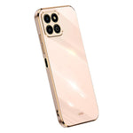 XINLI Electroplating Frame Phone Case for Honor X8a 4G, Anti-drop Soft TPU Phone Cover