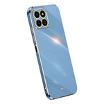 XINLI Electroplating Frame Phone Case for Honor X8a 4G, Anti-drop Soft TPU Phone Cover