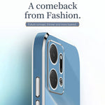 XINLI Phone TPU Case for Honor X7a 5G , Precise Cutout Lens Protection Electroplating Phone Cover