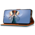 KHAZNEH For Xiaomi Redmi Note 12 4G PU Leather Cowhide Texture Phone Case Wallet Stand Phone Cover