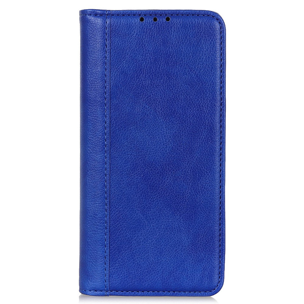Xiaomi Redmi Note 12 4G Smartphone Stativfodral Litchi Textur mobilfodral Split Läder Plånbok