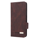 PU Leather Phone Case for Xiaomi 13 Lite / Civi 2 5G , Hardware Decor Dual Magnetic Clasp Wallet Stand Phone Cover