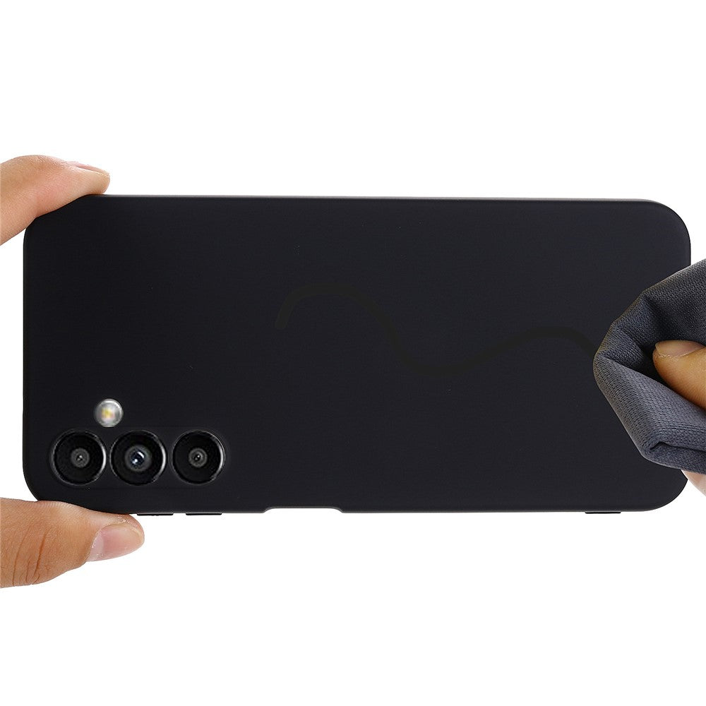 mobilskal till Samsung Galaxy A14 5G / A14 4G Mjukt foder Flytande silikonskydd med rem