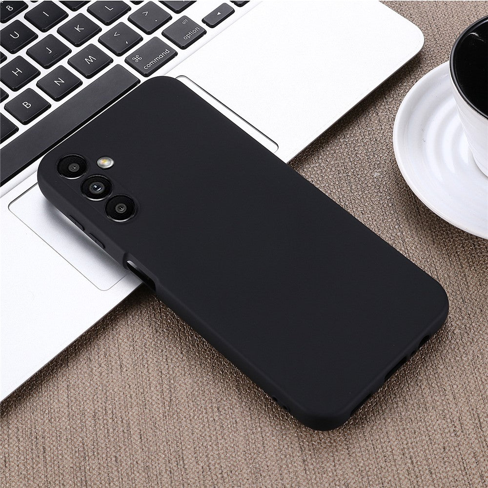 mobilskal till Samsung Galaxy A14 5G / A14 4G Mjukt foder Flytande silikonskydd med rem