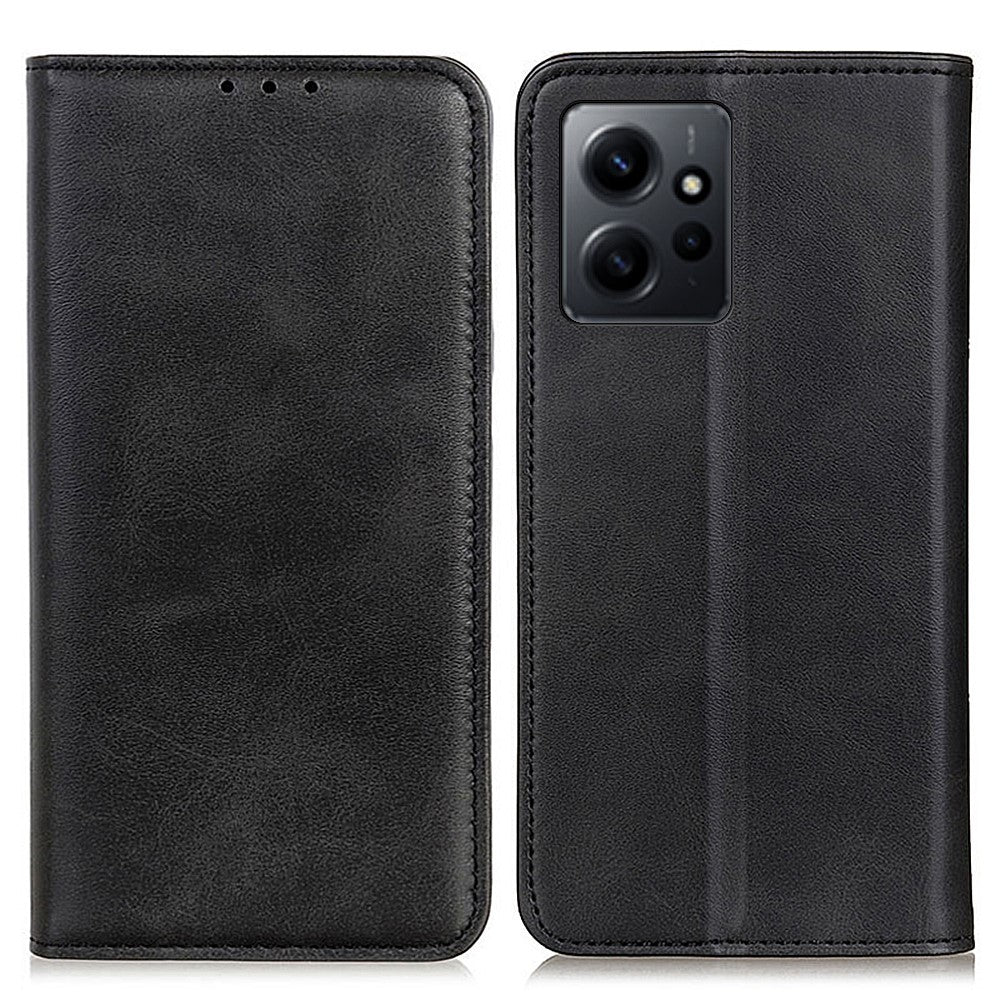 For Xiaomi Redmi Note 12 4G Wallet Stand Split Leather Phone Case Drop-proof Phone Cover