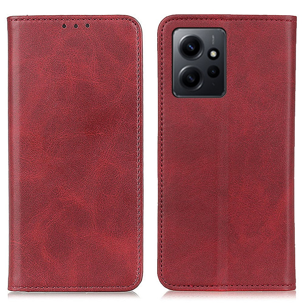 For Xiaomi Redmi Note 12 4G Wallet Stand Split Leather Phone Case Drop-proof Phone Cover