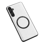 For Samsung Galaxy A54 5G Phone Cover Magnetic Case Charger PU Leather+PC+TPU Phone Case