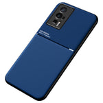 Xiaomi Poco F5 Pro 5G / Redmi K60 Pro 5G / K60 5G TPU-mobilcover i PU-læder med prægede linjer, faldsikring og stødbeskyttelse