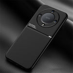 Lines Imprinted Slim Case for Honor X9a 5G Protective Phone Case PU Leather TPU Cover