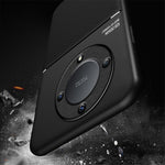 Lines Imprinted Slim Case for Honor X9a 5G Protective Phone Case PU Leather TPU Cover