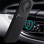 Lines Imprinted Slim Case for Honor X9a 5G Protective Phone Case PU Leather TPU Cover