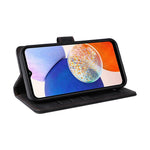 007 Series For Samsung Galaxy A54 5G Leather Wallet Cover Skin-touch Flip Stand Phone Case