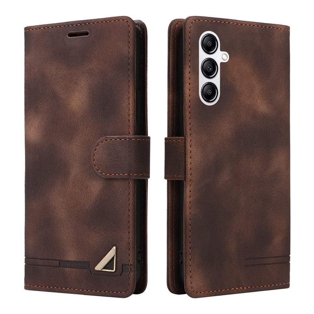 007-serien för Samsung Galaxy A54 5G läderplånboksfodral med skin-touch-funktion, fällbart stativ, mobilfodral