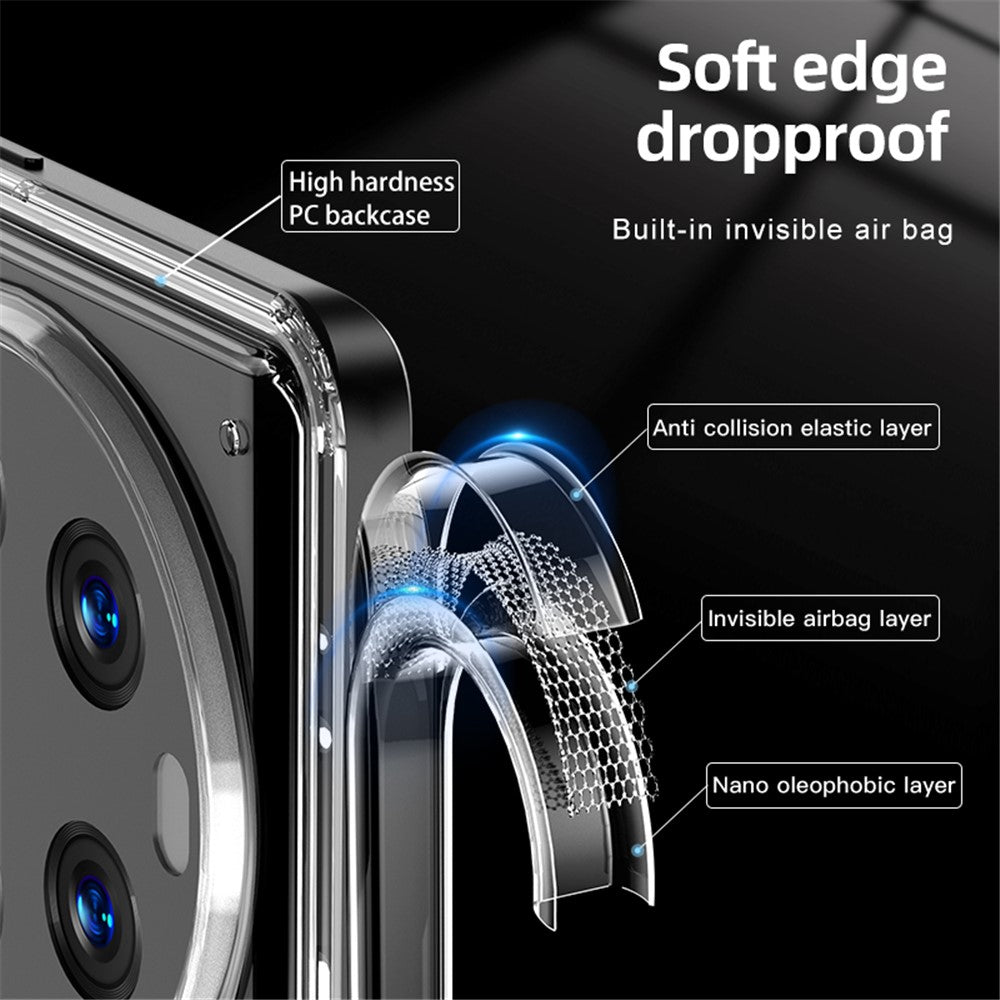 For Xiaomi 13 Ultra Protective Phone Case Hard PC Soft TPU Anti-drop Cell Phone Cover