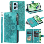 For Xiaomi Redmi Note 12 4G Leather Flip Cover Mandala Flower Pattern Wallet Phone Case