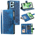 For Xiaomi Redmi Note 12 4G Leather Flip Cover Mandala Flower Pattern Wallet Phone Case