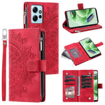 For Xiaomi Redmi Note 12 4G Leather Flip Cover Mandala Flower Pattern Wallet Phone Case