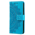 Leather Flip Cover for Xiaomi Redmi Note 12 4G Case Mandala Flower Pattern Wallet Phone Shell
