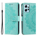 Leather Flip Cover for Xiaomi Redmi Note 12 4G Case Mandala Flower Pattern Wallet Phone Shell