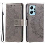Leather Flip Cover for Xiaomi Redmi Note 12 4G Case Mandala Flower Pattern Wallet Phone Shell