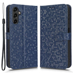 PU Leather Cover for Samsung Galaxy A24 4G (162.1 x 77.6 x 8.3mm) Wallet Phone Case Dot Pattern Imprinted Smartphone Cover