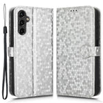 PU Leather Cover for Samsung Galaxy A24 4G (162.1 x 77.6 x 8.3mm) Wallet Phone Case Dot Pattern Imprinted Smartphone Cover
