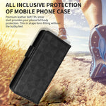 For Samsung Galaxy A24 4G (162.1 x 77.6 x 8.3mm) Leather Phone Case Imprinted Triangle Anti-Fall Wallet Phone Cover