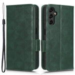 For Samsung Galaxy A24 4G (162.1 x 77.6 x 8.3mm) Leather Phone Case Imprinted Triangle Anti-Fall Wallet Phone Cover