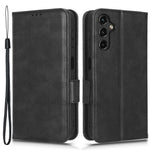 For Samsung Galaxy A24 4G (162.1 x 77.6 x 8.3mm) Leather Phone Case Imprinted Triangle Anti-Fall Wallet Phone Cover