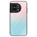 For OnePlus 11 5G Pattern Printing Anti-scratch Phone Case Tempered Glass+PC+TPU Cell Phone Cover