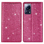 For Xiaomi 13 Lite / Civi 2 5G PU Leather Glitter Phone Case Stand Cell Phone Cover with Card Holder
