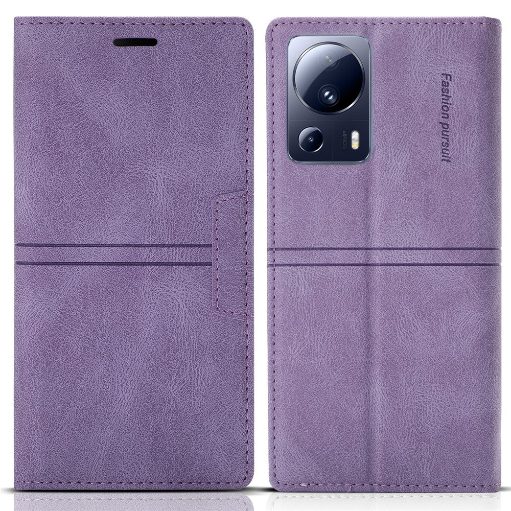 Xiaomi 13 Lite / Civi 2 5G mobilfodral PU-läder Folio Flip Plånboksfodral
